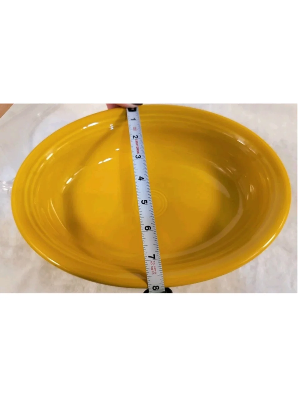 Retired Oval Baker 10 1/4 in 40 oz Marigold retired Fiesta Fiestaware HLC yellow